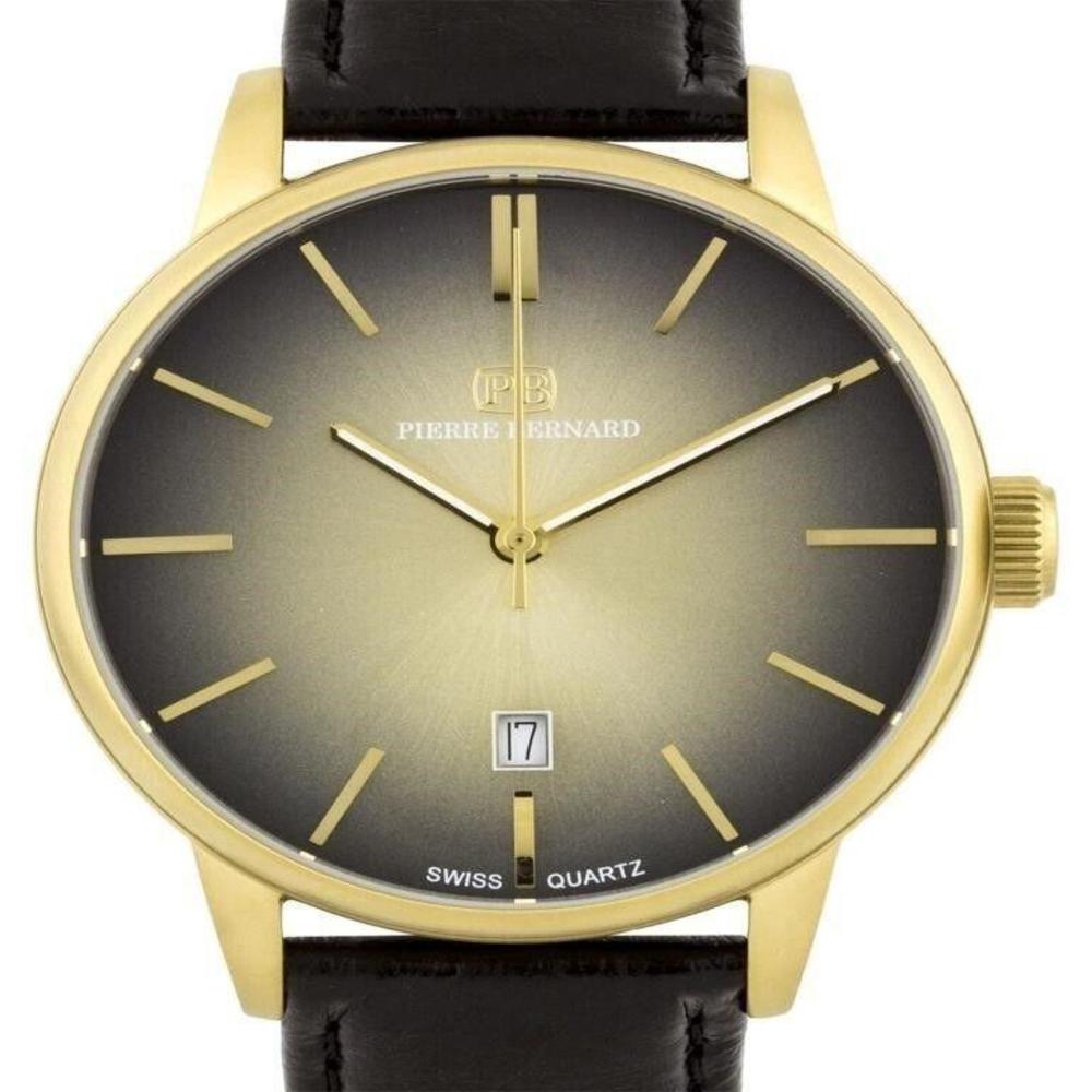 Pierre Bernard Swiss Quartz 42mm Case Men's Watch